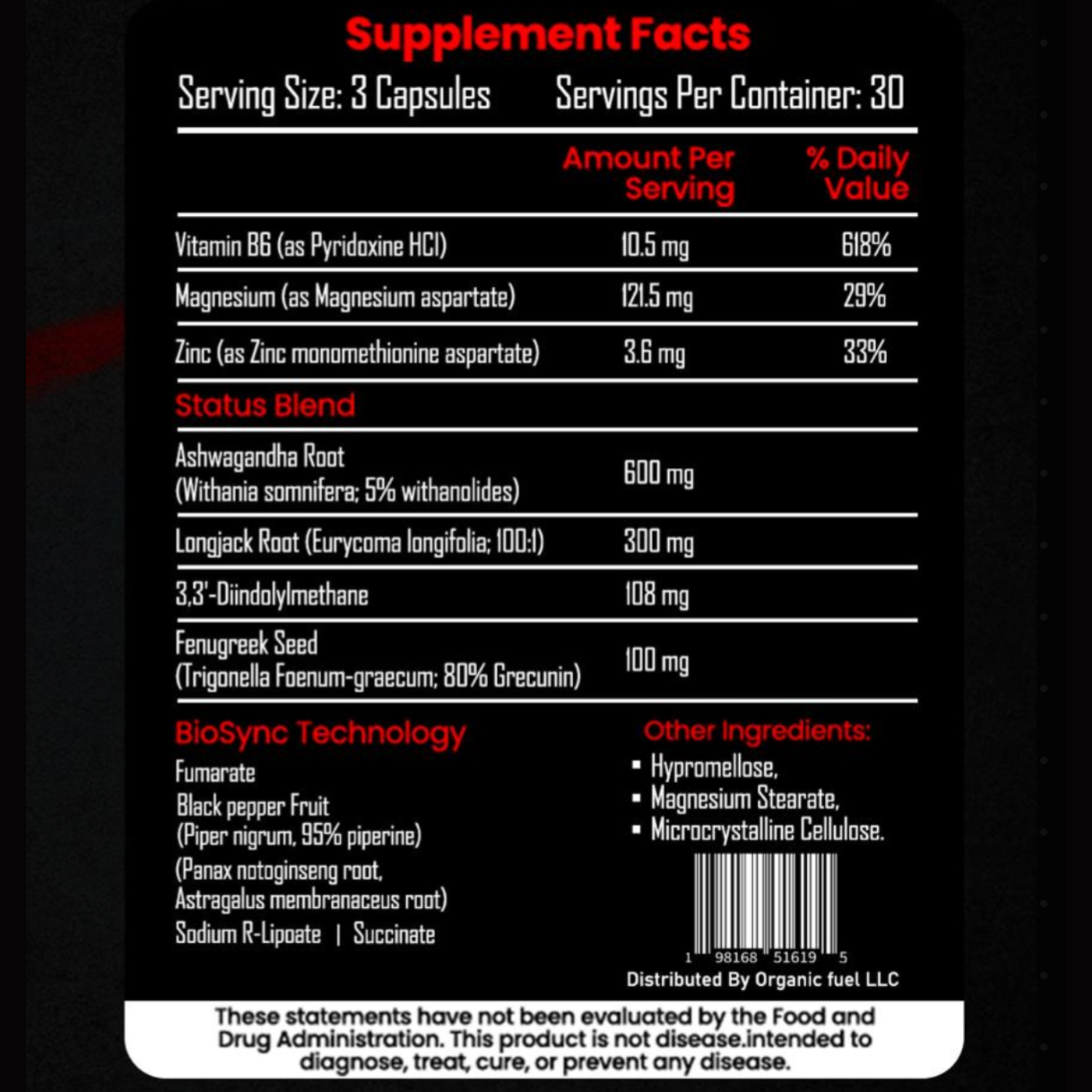 BioSync-XT Natural Testosterone Support & Booster