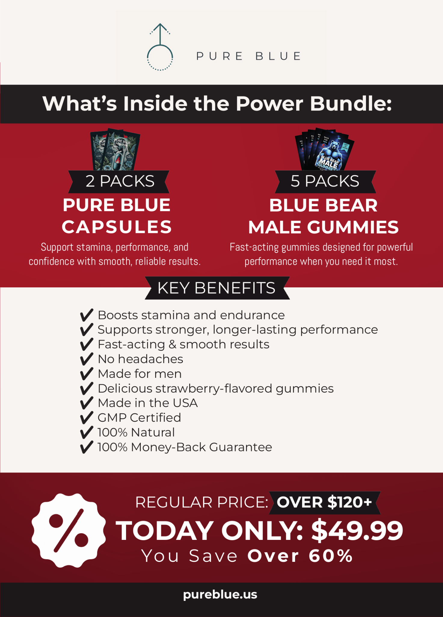 🔥 POWER BUNDLE – ONLY $49.99 🔥 - Pure Blue