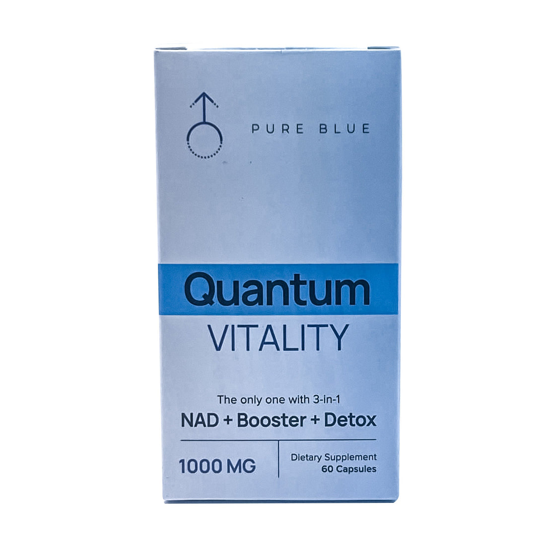 Quantum Vitality NAD+ Booster+ Detox - Pure Blue