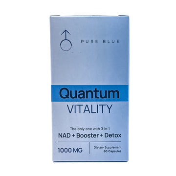 Quantum Vitality NAD+ Booster+ Detox - Pure Blue