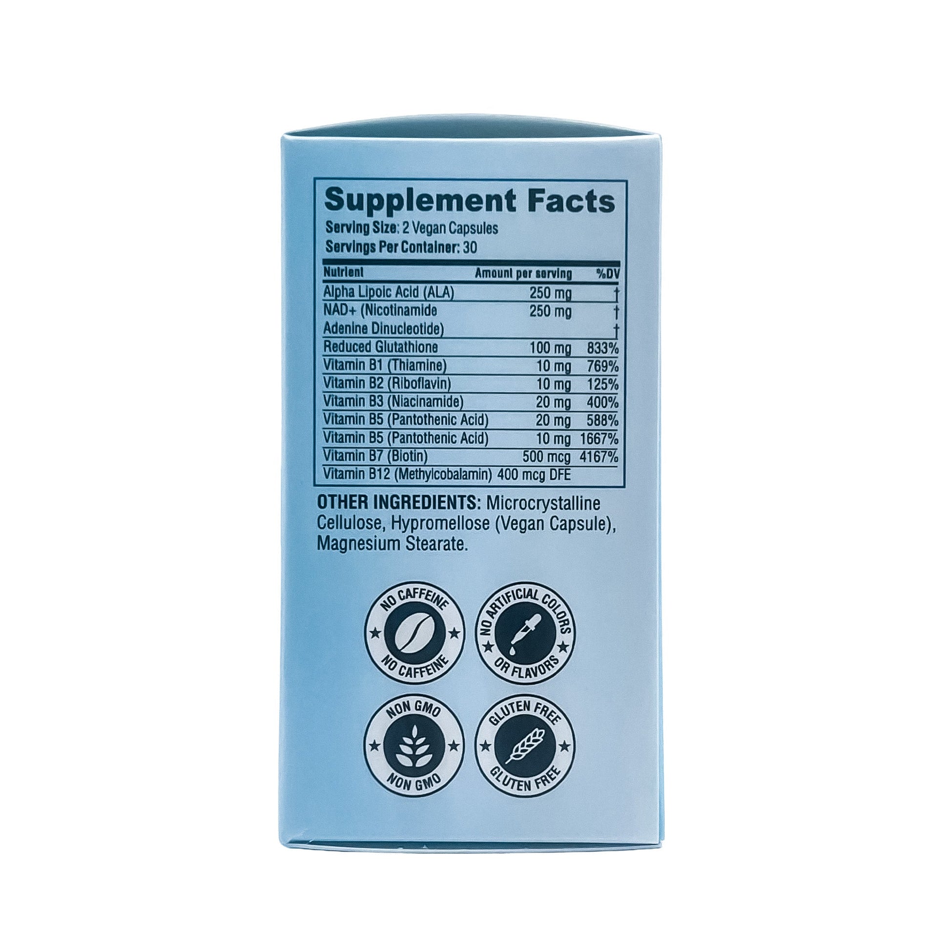 Quantum Vitality NAD+ Booster+ Detox - Pure Blue